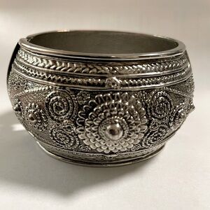 Silver-Tone Cuff Bracelet